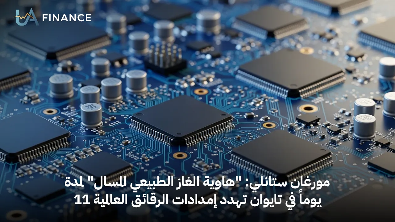 مورغان ستانلي: توقف الغاز الطبيعي المسال في تايوان يهدد إمدادات الرقائق العالمية